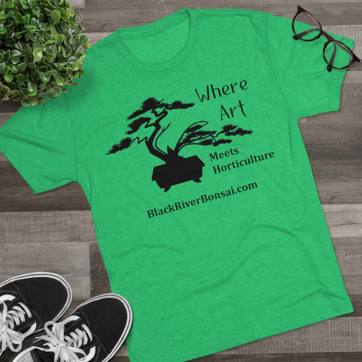 Art/Horticulture Men's Tri-Blend Crew Tee - Image 19