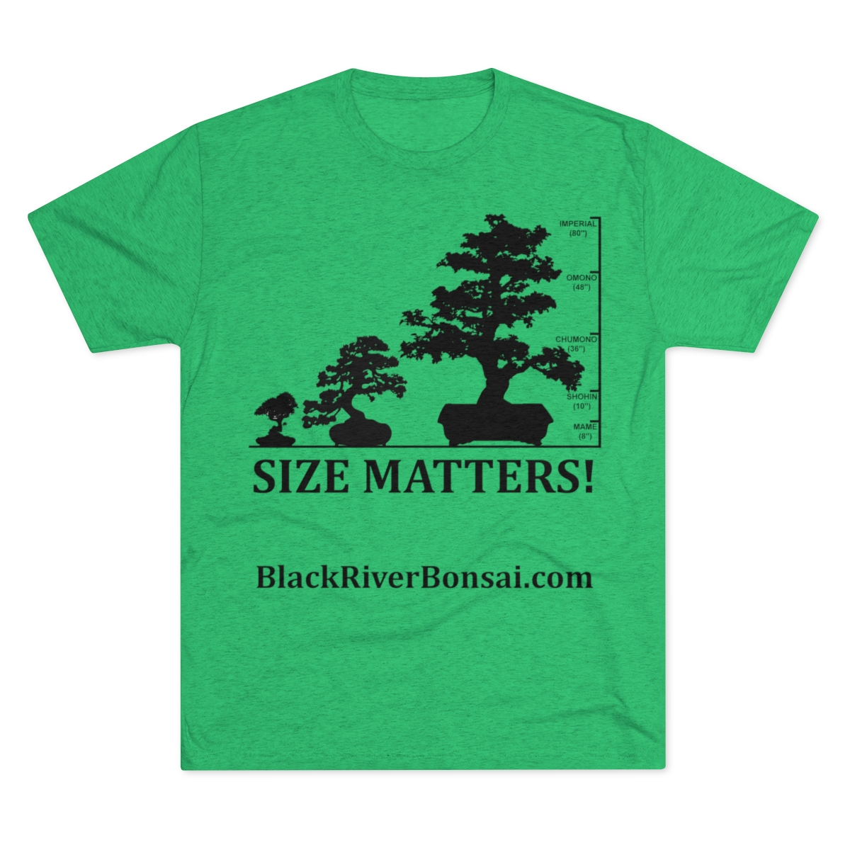 Size Matters Men's Tri-Blend Crew Tee - Image 17