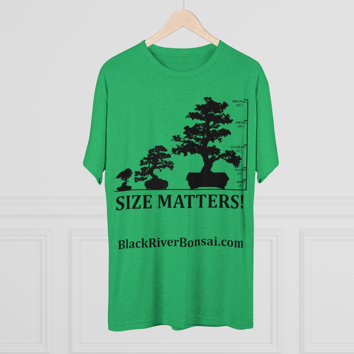 Size Matters Men's Tri-Blend Crew Tee - Image 20