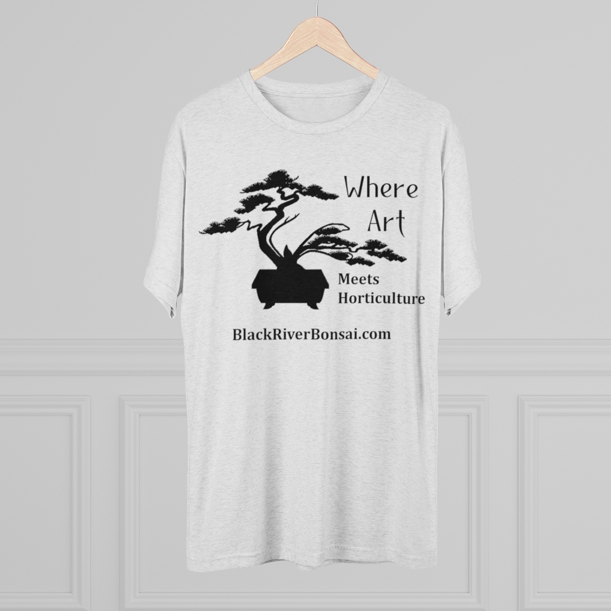 Art/Horticulture Men's Tri-Blend Crew Tee - Image 4