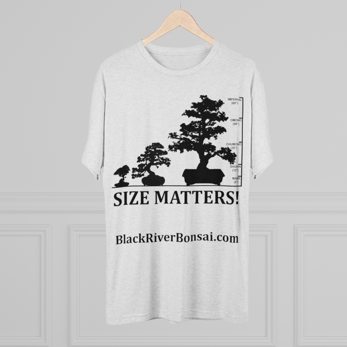 Size Matters Men's Tri-Blend Crew Tee - Image 4