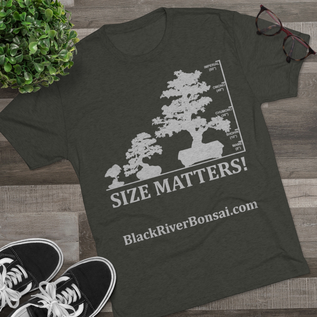 Size Matters Men's Tri-Blend Crew Tee - Image 11