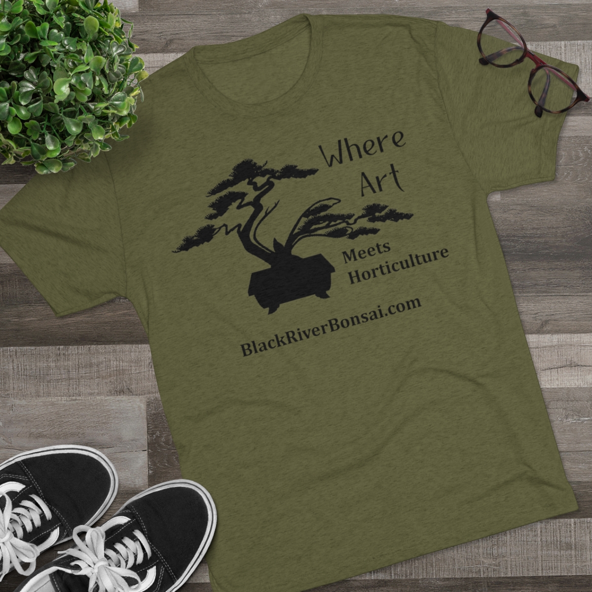 Art/Horticulture Men's Tri-Blend Crew Tee - Image 15