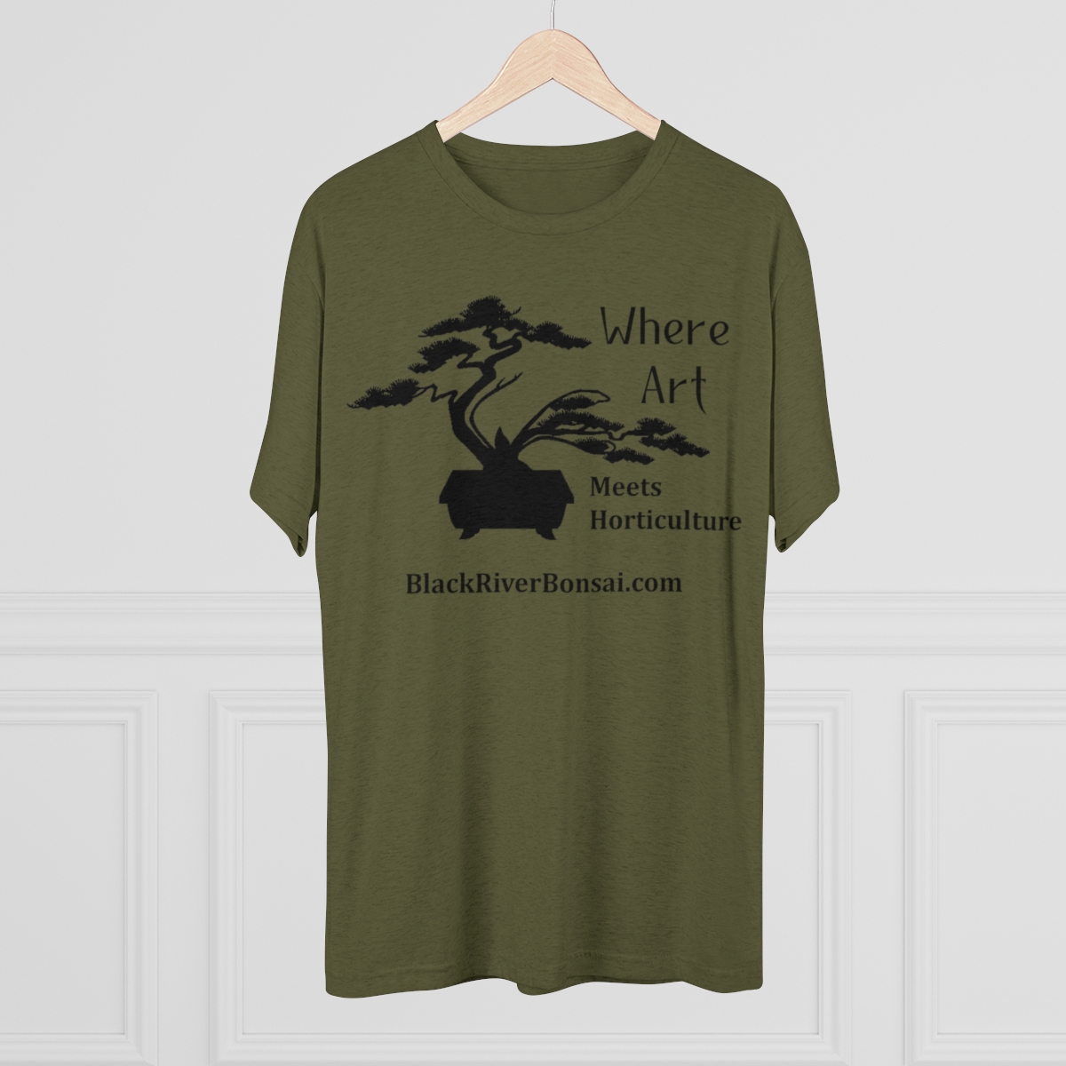 Art/Horticulture Men's Tri-Blend Crew Tee - Image 16