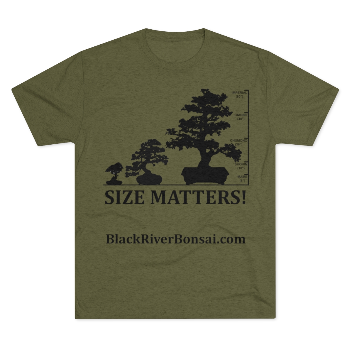 Size Matters Men's Tri-Blend Crew Tee - Image 13