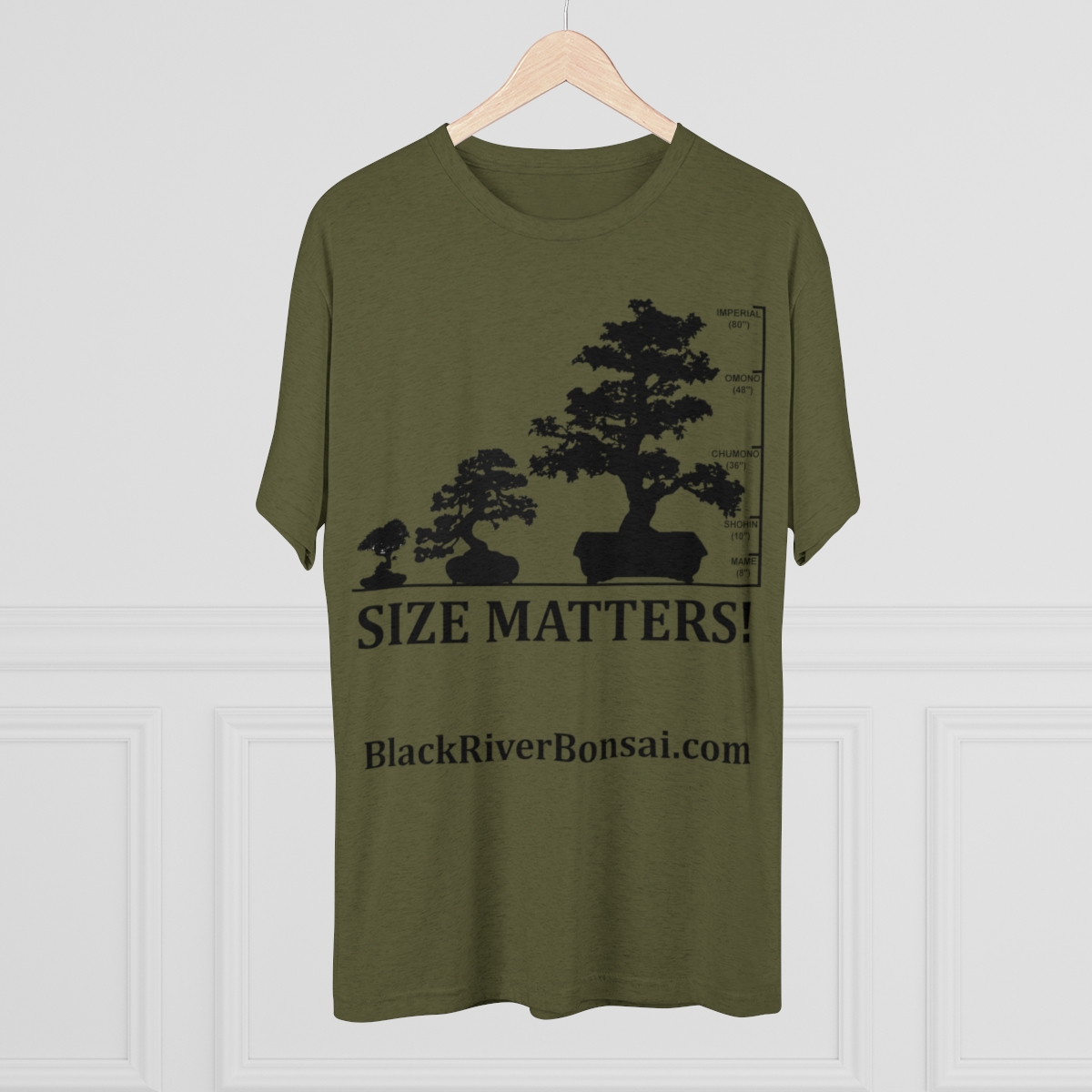 Size Matters Men's Tri-Blend Crew Tee - Image 16