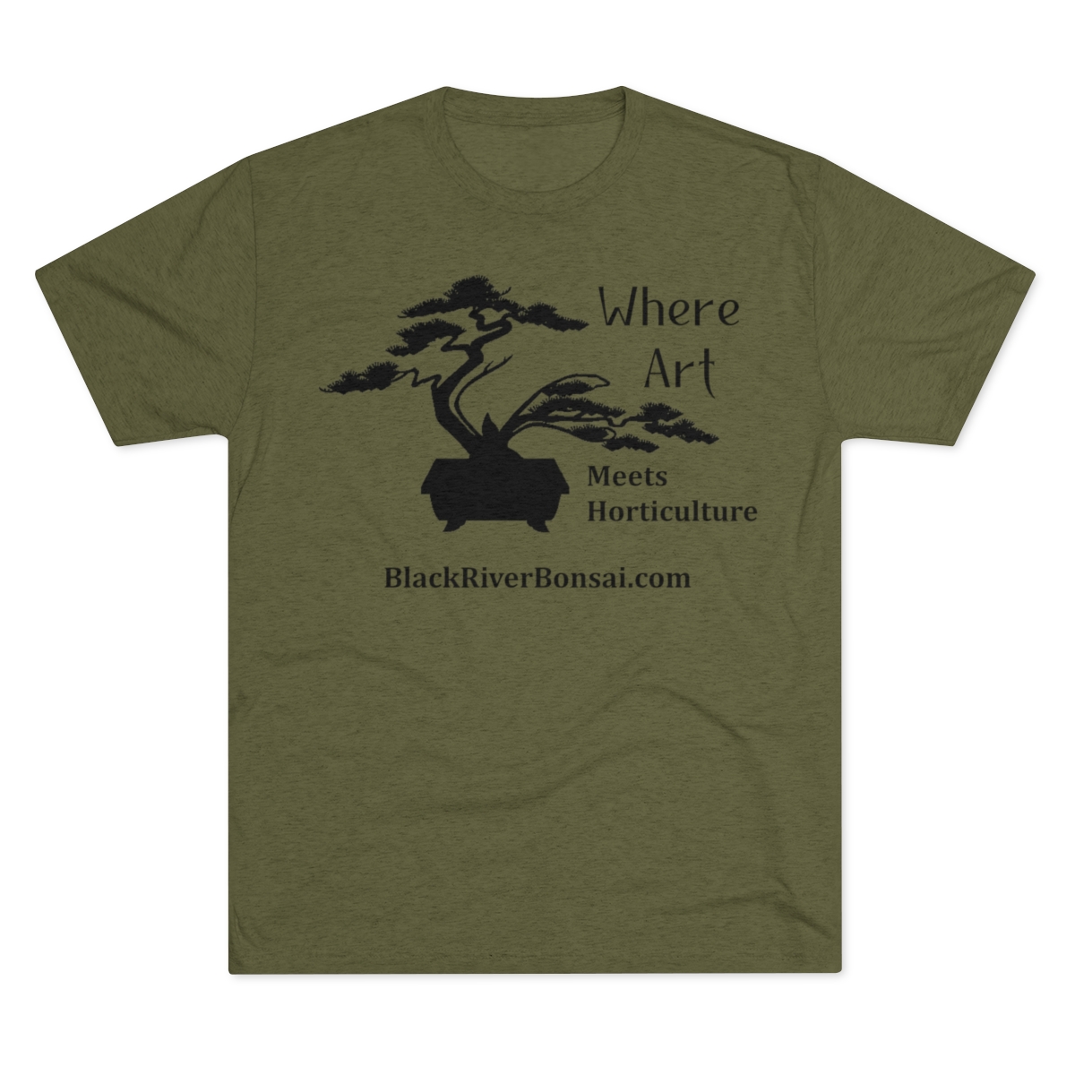 Art/Horticulture Men's Tri-Blend Crew Tee - Image 13