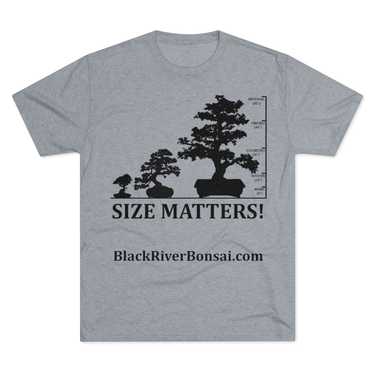 Size Matters Men's Tri-Blend Crew Tee - Image 37