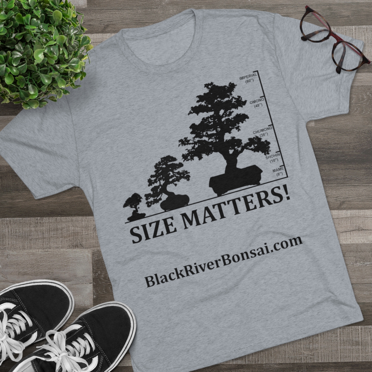 Size Matters Men's Tri-Blend Crew Tee - Image 39