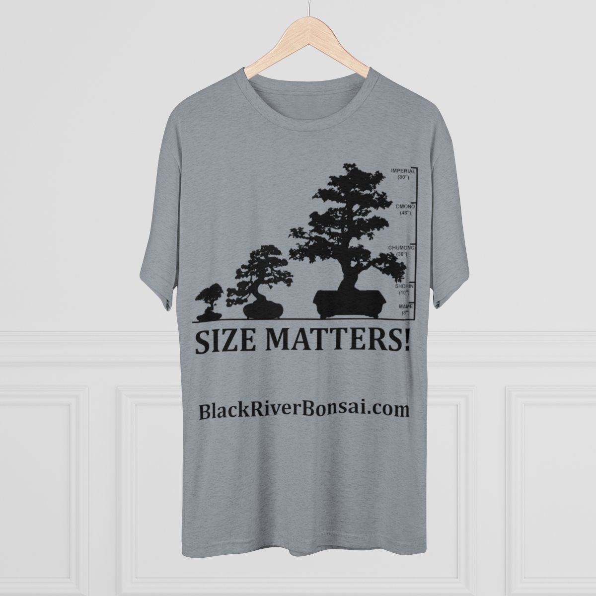 Size Matters Men's Tri-Blend Crew Tee - Image 40