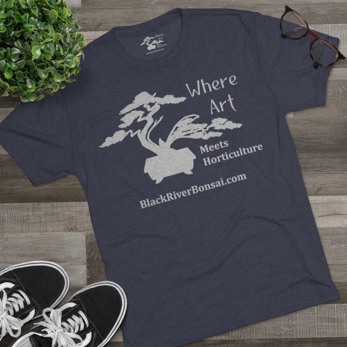 Art/Horticulture Men's Tri-Blend Crew Tee - Image 35