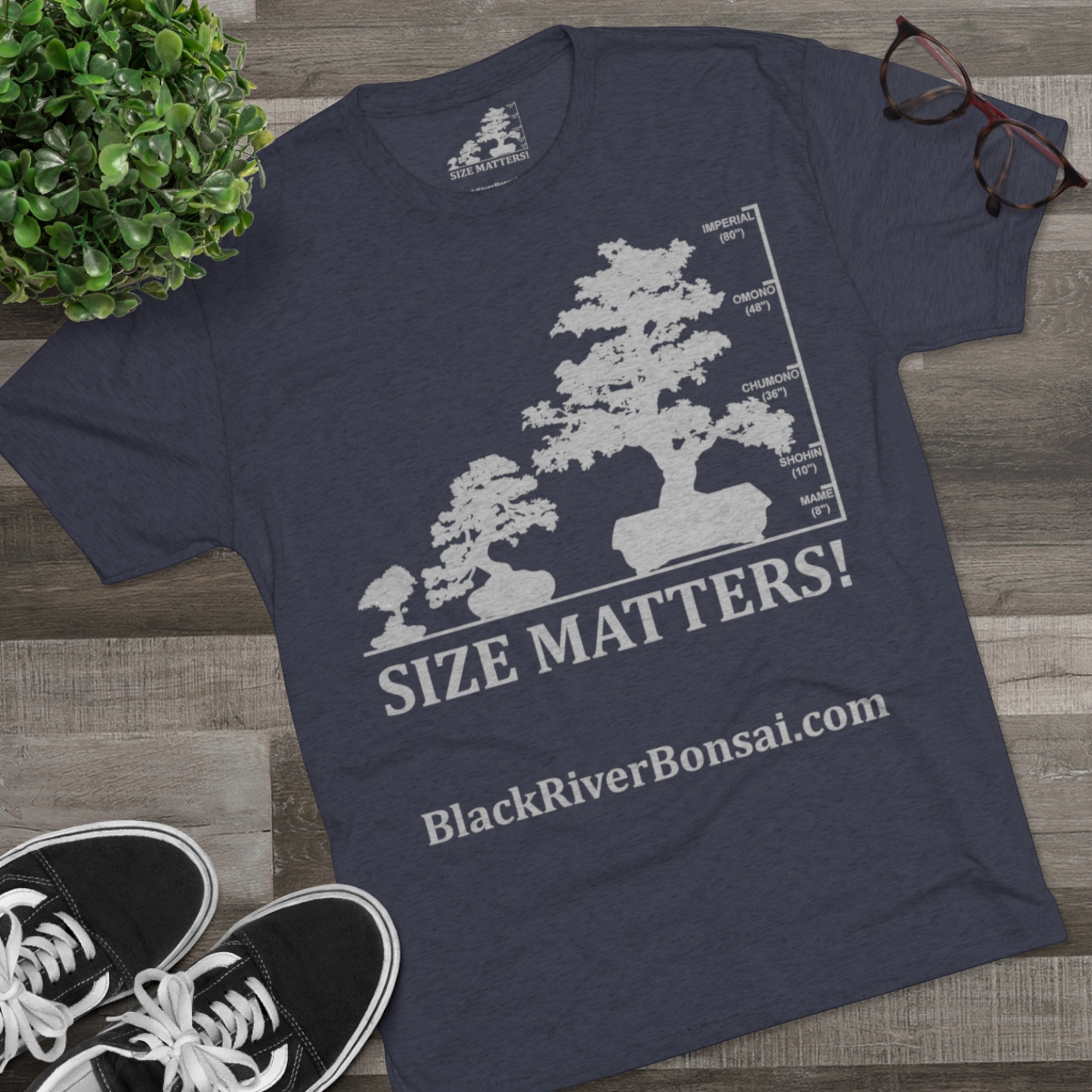 Size Matters Men's Tri-Blend Crew Tee - Image 35