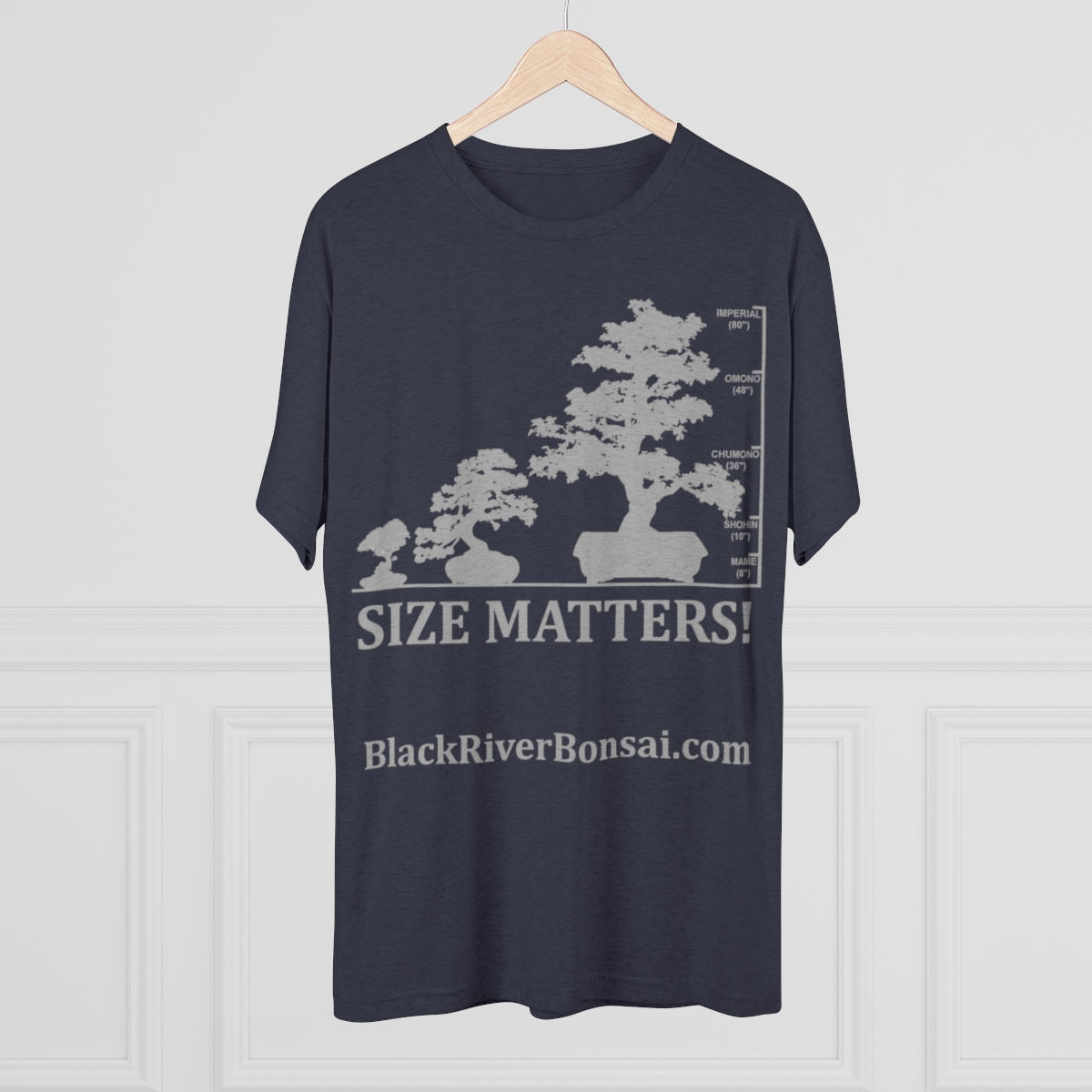 Size Matters Men's Tri-Blend Crew Tee - Image 36