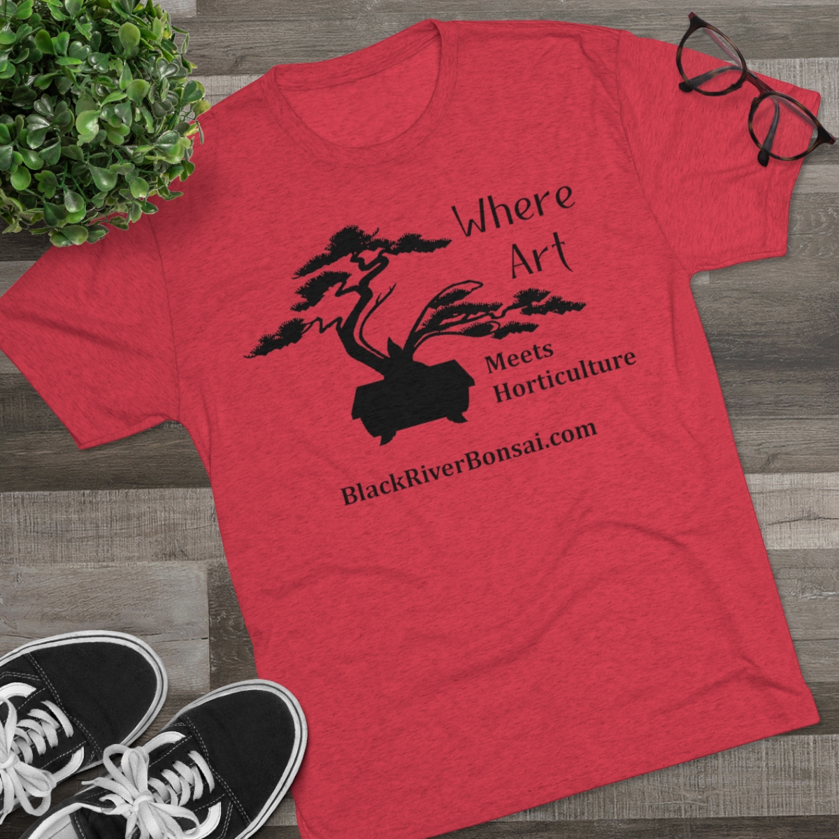 Art/Horticulture Men's Tri-Blend Crew Tee - Image 43