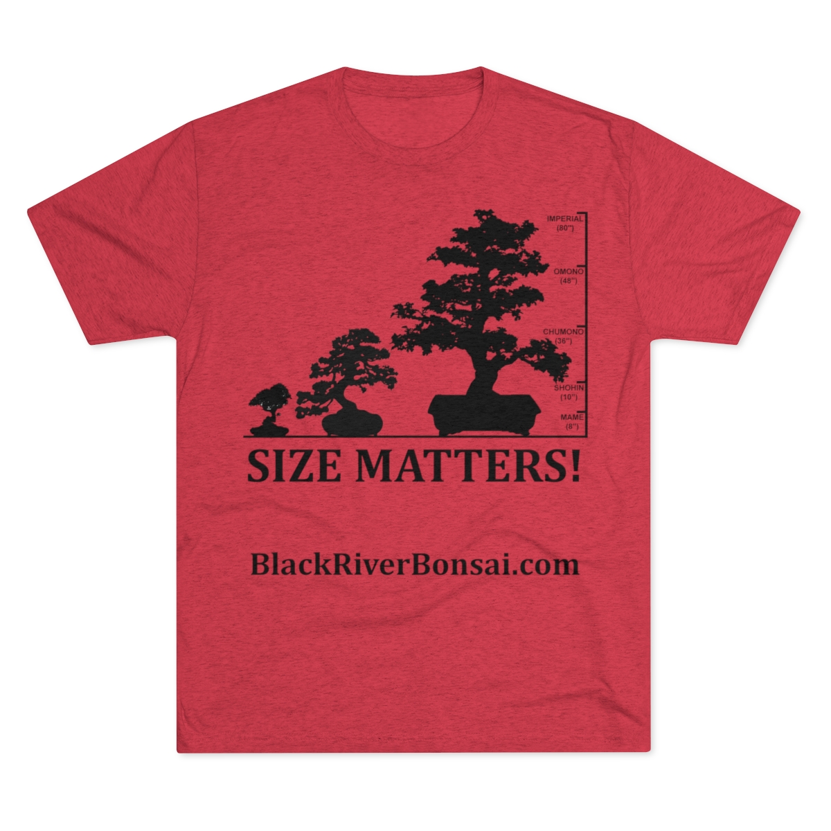 Size Matters Men's Tri-Blend Crew Tee - Image 41