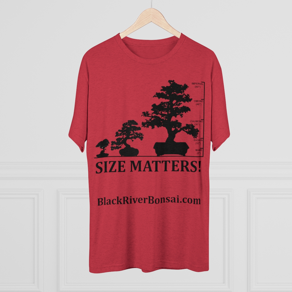 Size Matters Men's Tri-Blend Crew Tee - Image 44