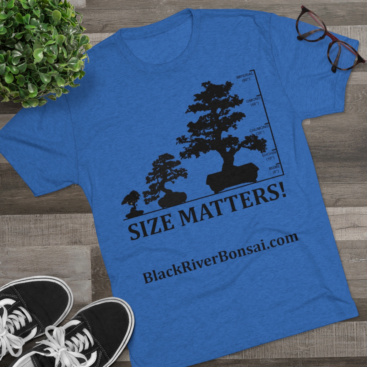 Size Matters Men's Tri-Blend Crew Tee - Image 27