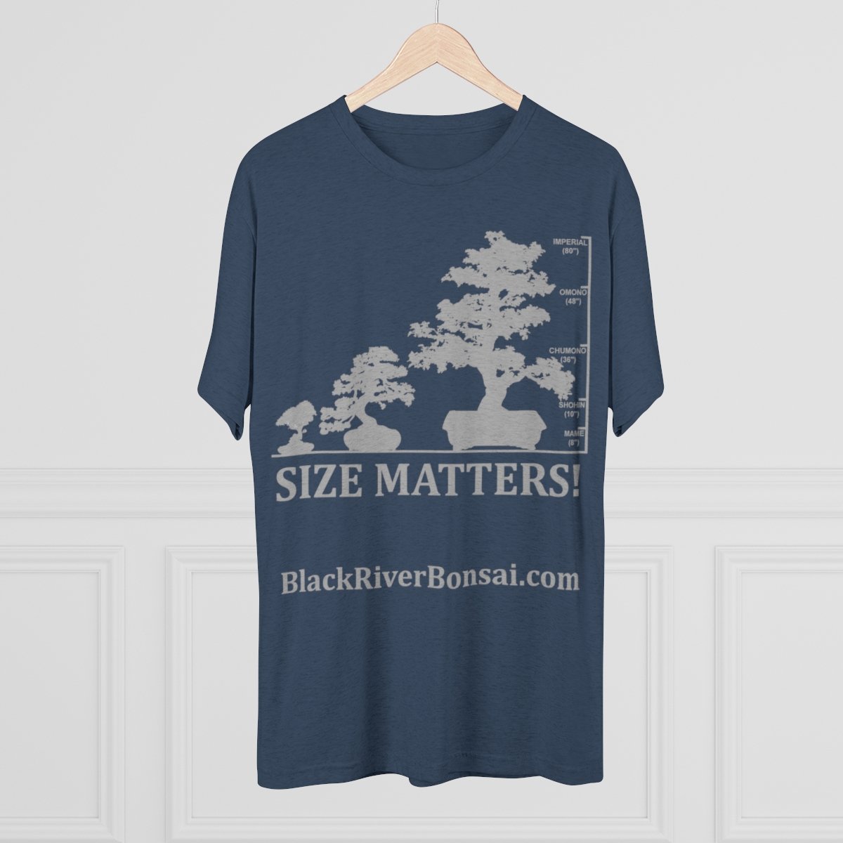 Size Matters Men's Tri-Blend Crew Tee - Image 32
