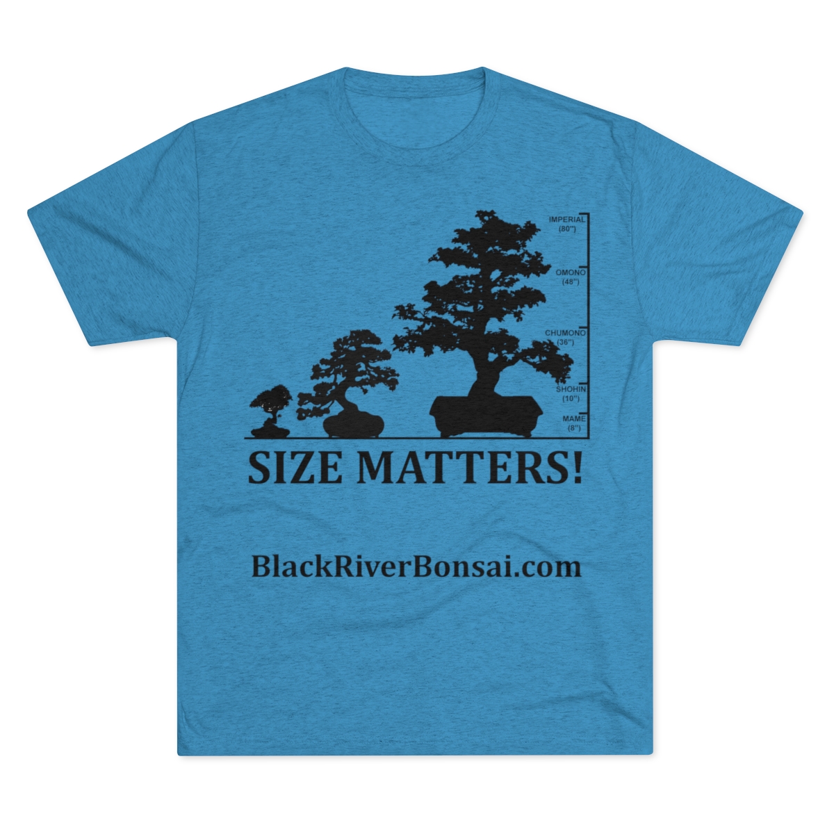 Size Matters Men's Tri-Blend Crew Tee - Image 21