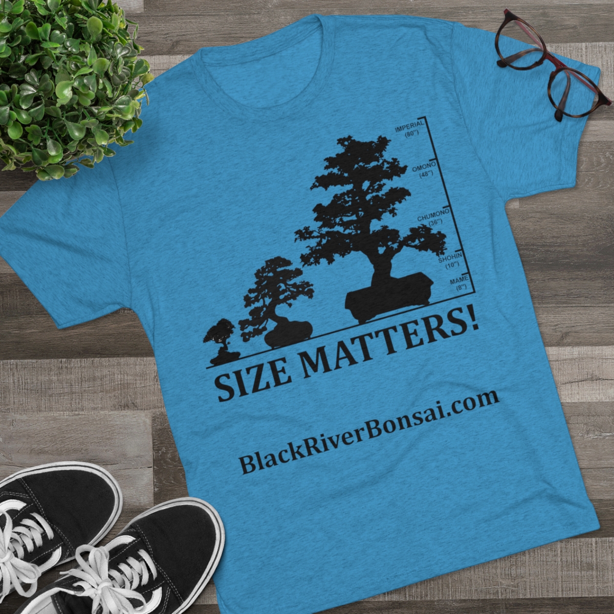 Size Matters Men's Tri-Blend Crew Tee - Image 23
