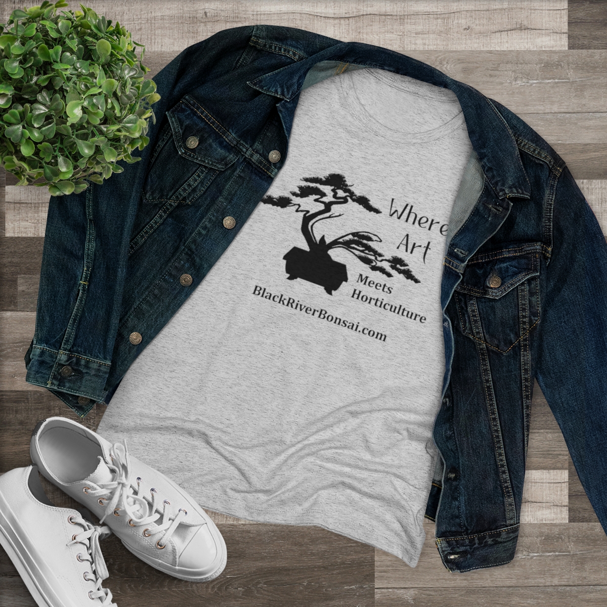 Art/Horticulture Women's Triblend Tee - Image 3