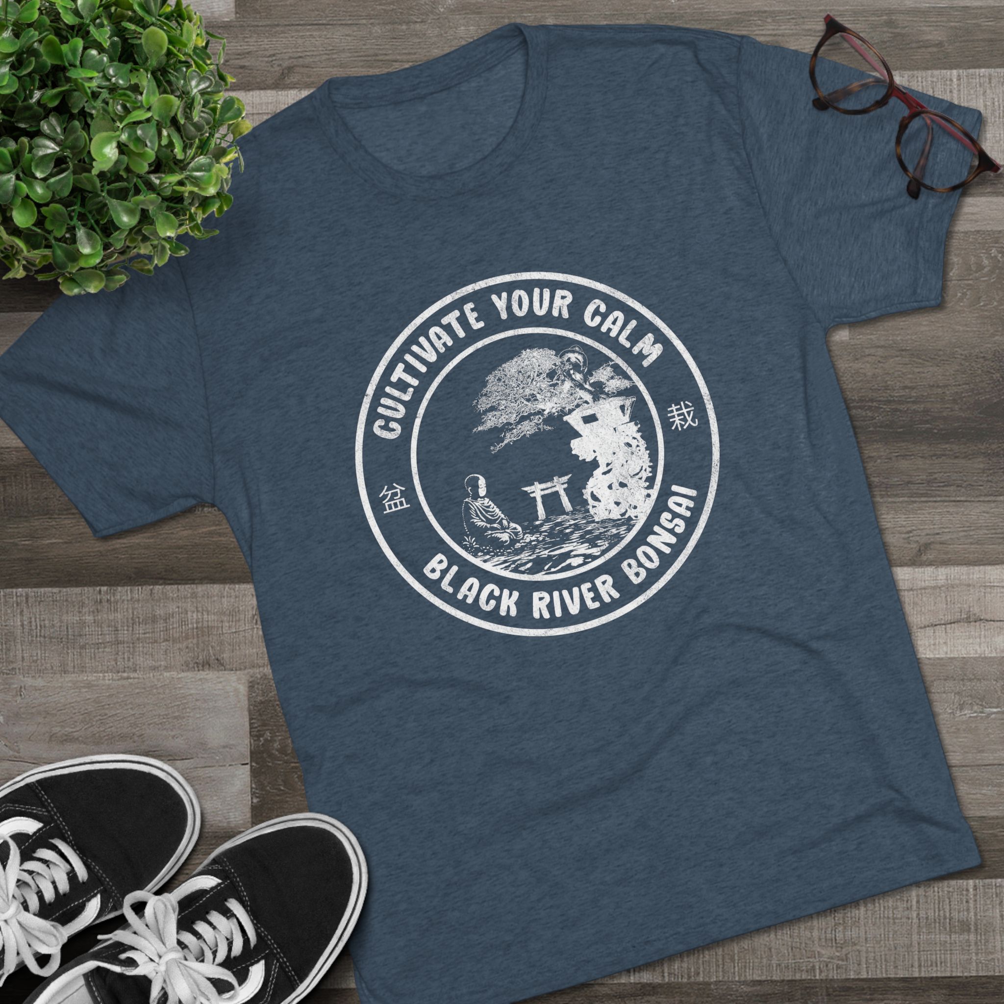 Serenity Men's Tri-Blend Crew Tee - Image 31