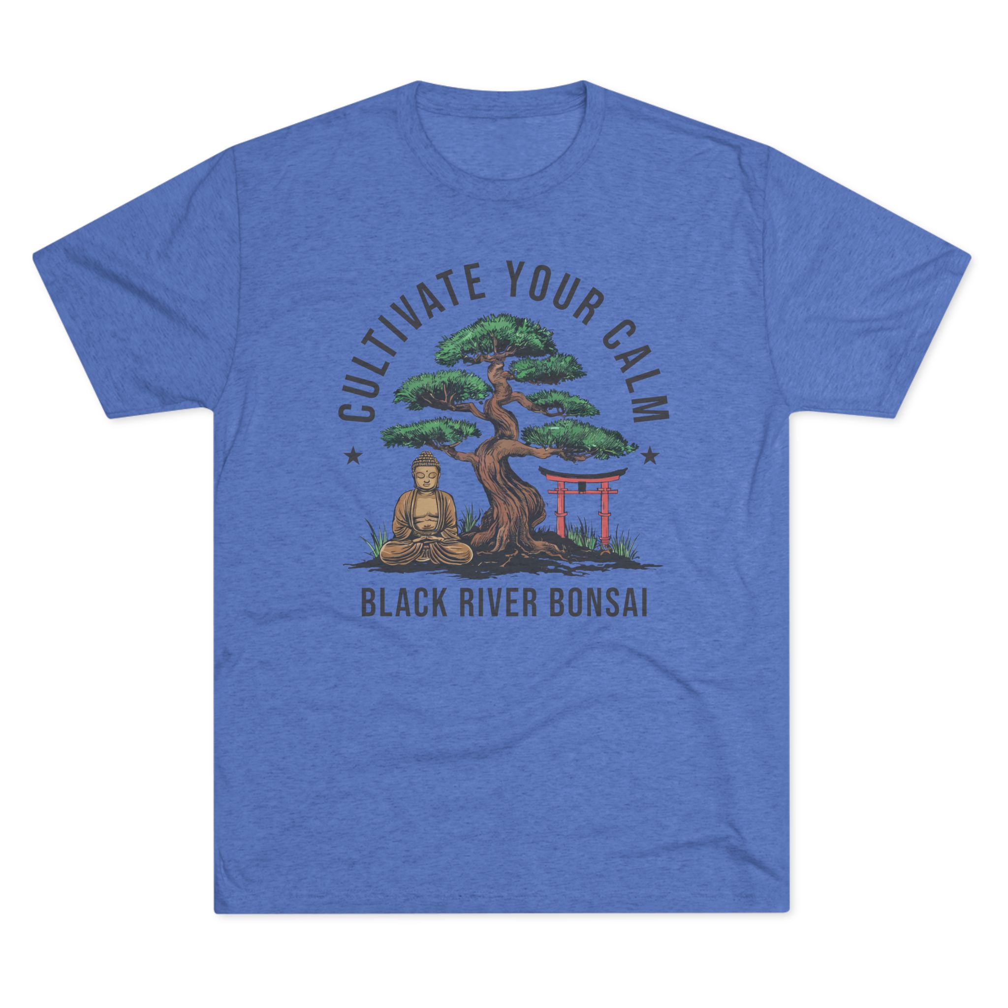 Cultivate Your Calm Unisex Tri-Blend Crew Tee - Image 21