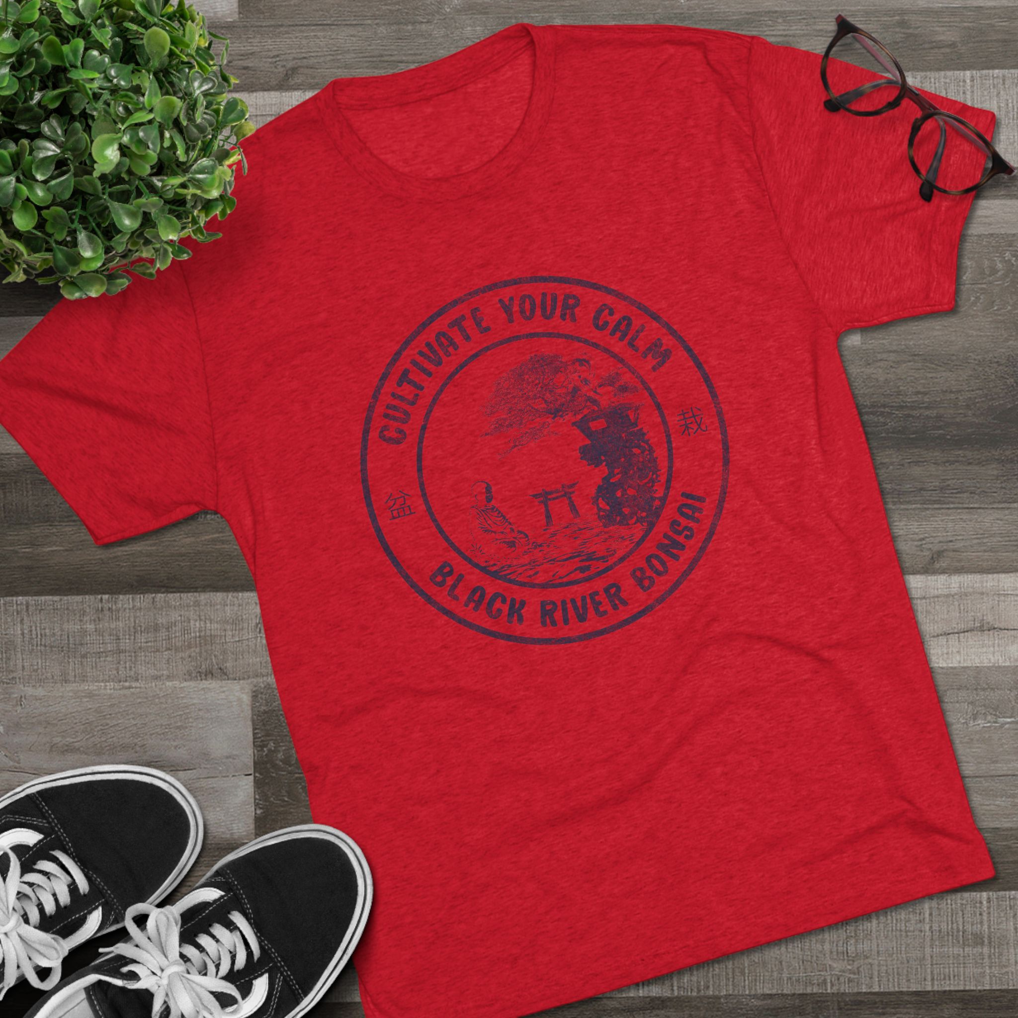 Serenity Men's Tri-Blend Crew Tee - Image 43