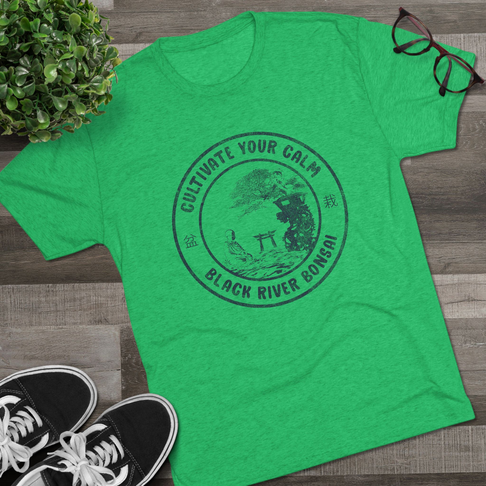 Serenity Men's Tri-Blend Crew Tee - Image 19