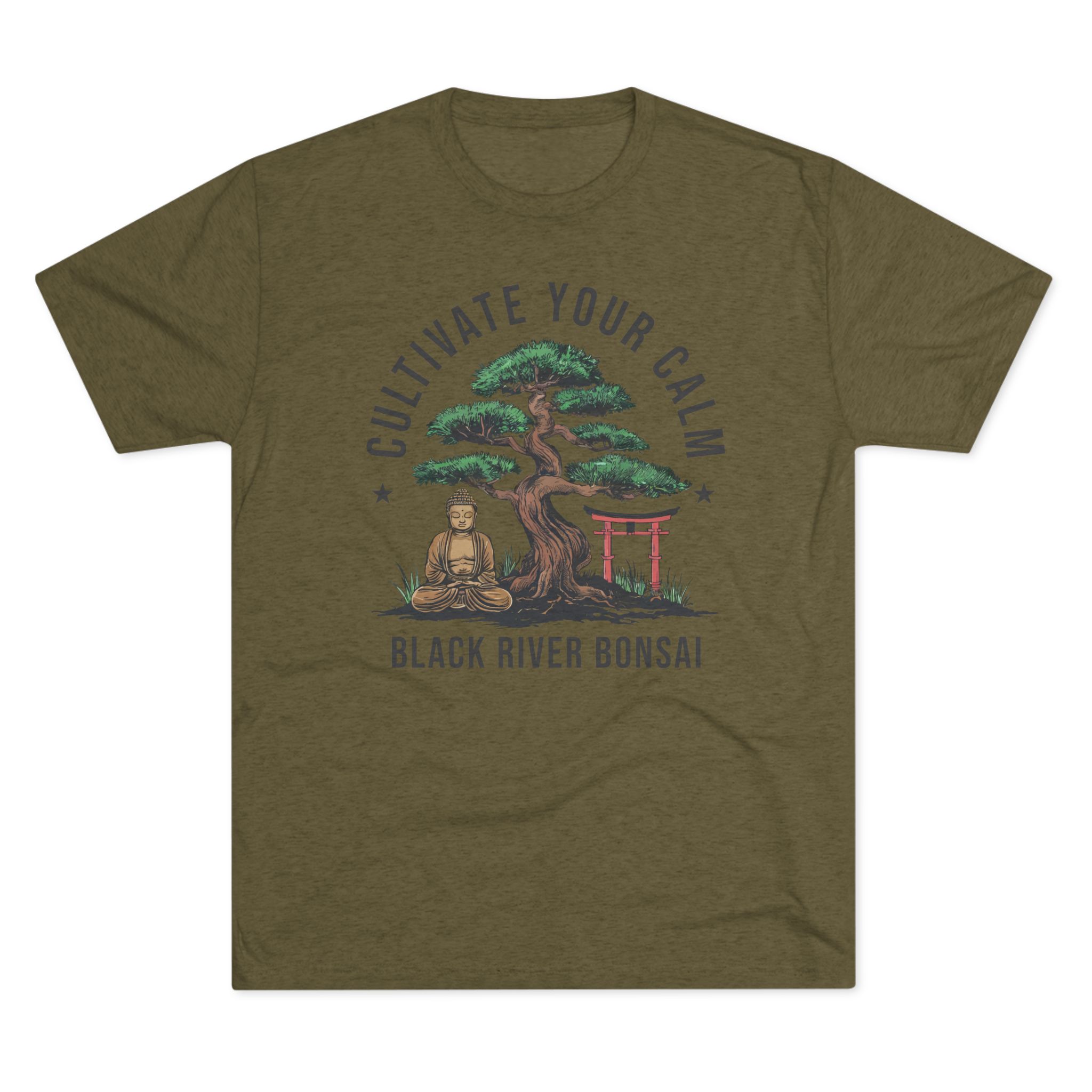 Cultivate Your Calm Unisex Tri-Blend Crew Tee - Image 9