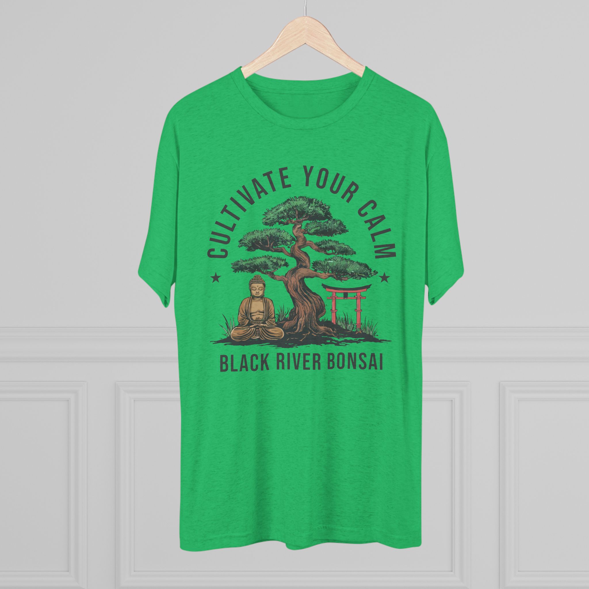 Cultivate Your Calm Unisex Tri-Blend Crew Tee - Image 16