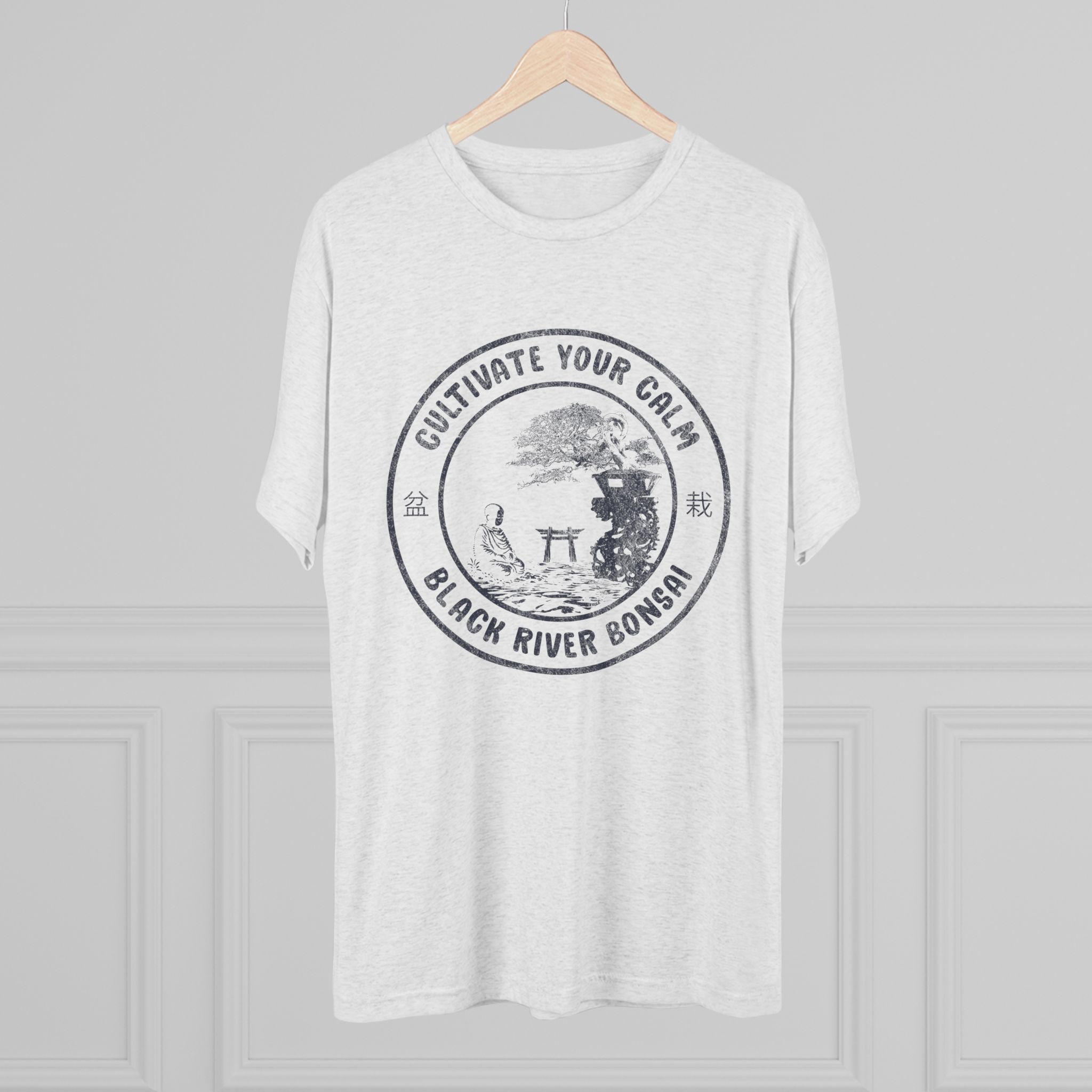 Serenity Men's Tri-Blend Crew Tee - Image 4