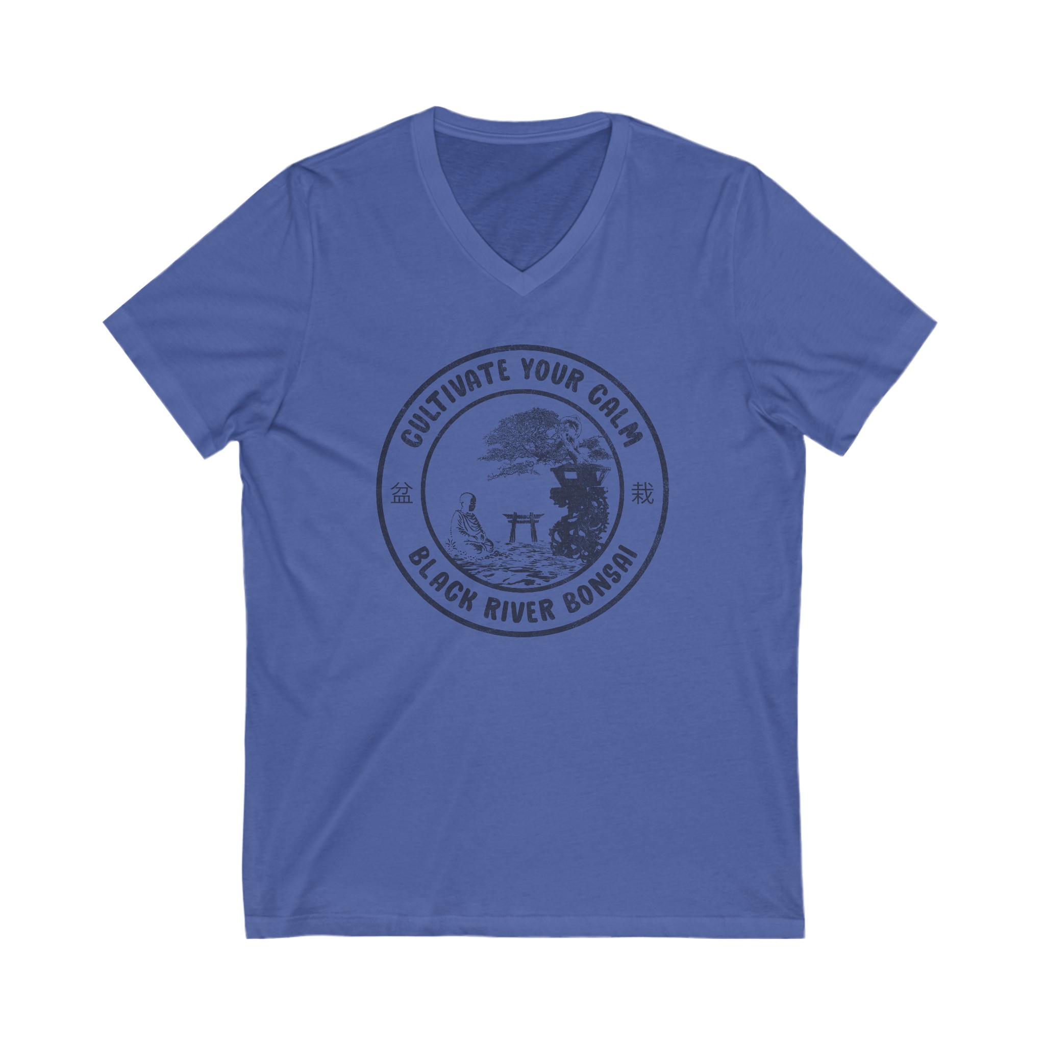 Serenity Unisex Jersey Short Sleeve V-Neck Tee - Image 9