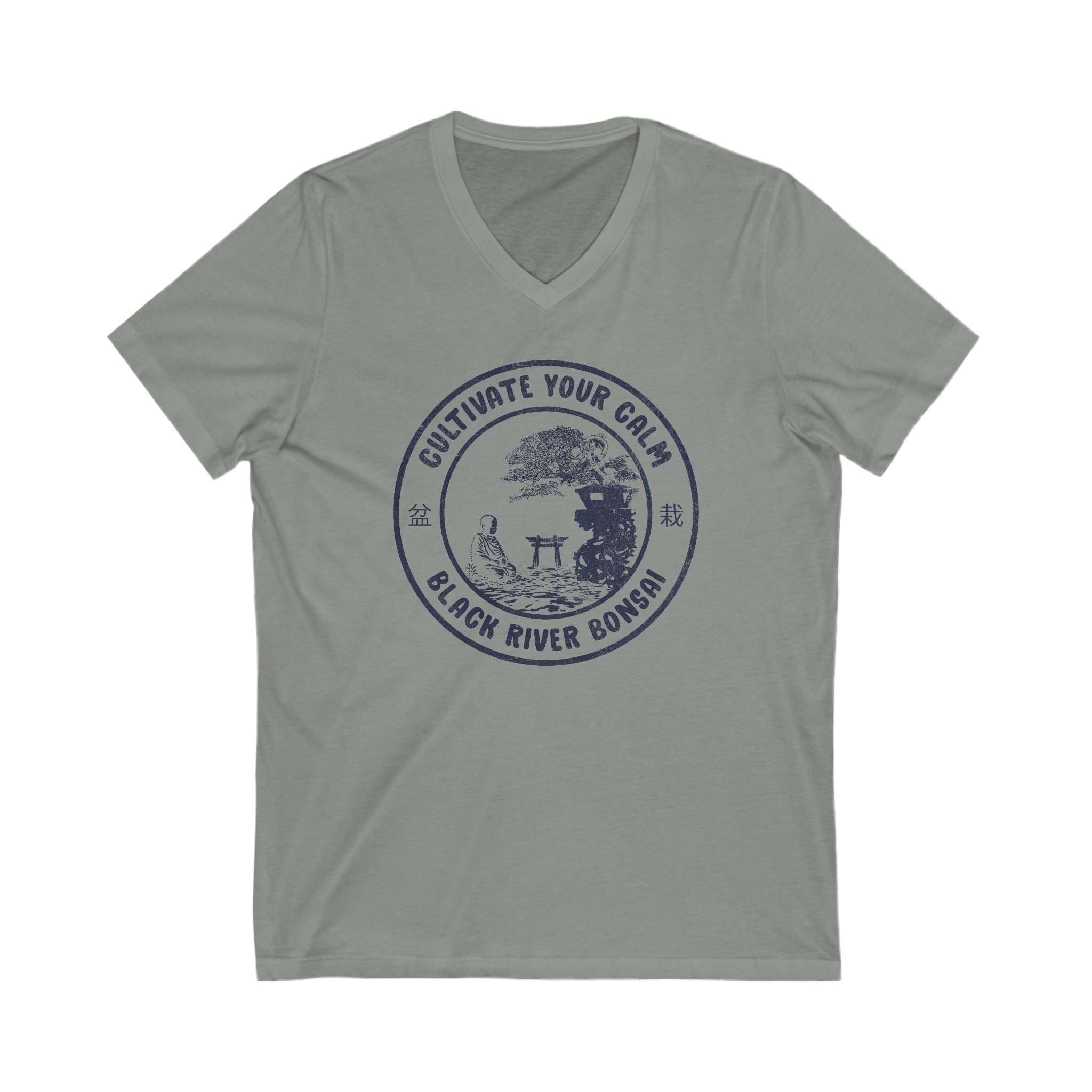 Serenity Unisex Jersey Short Sleeve V-Neck Tee - Image 3