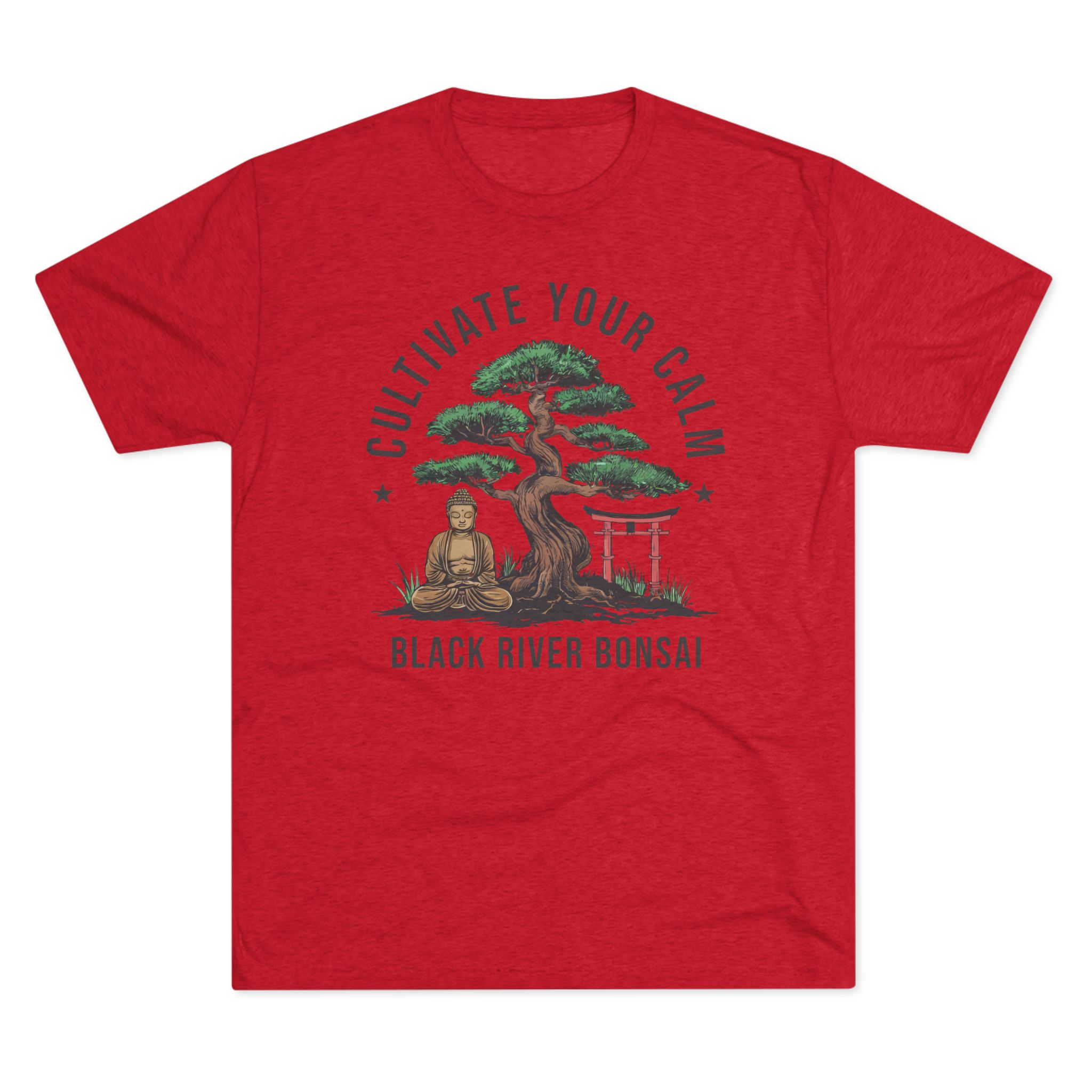 Cultivate Your Calm Unisex Tri-Blend Crew Tee - Image 33