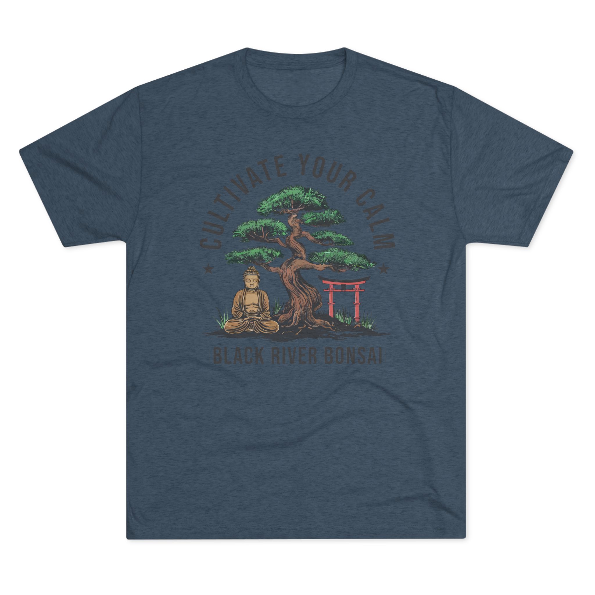 Cultivate Your Calm Unisex Tri-Blend Crew Tee - Image 25