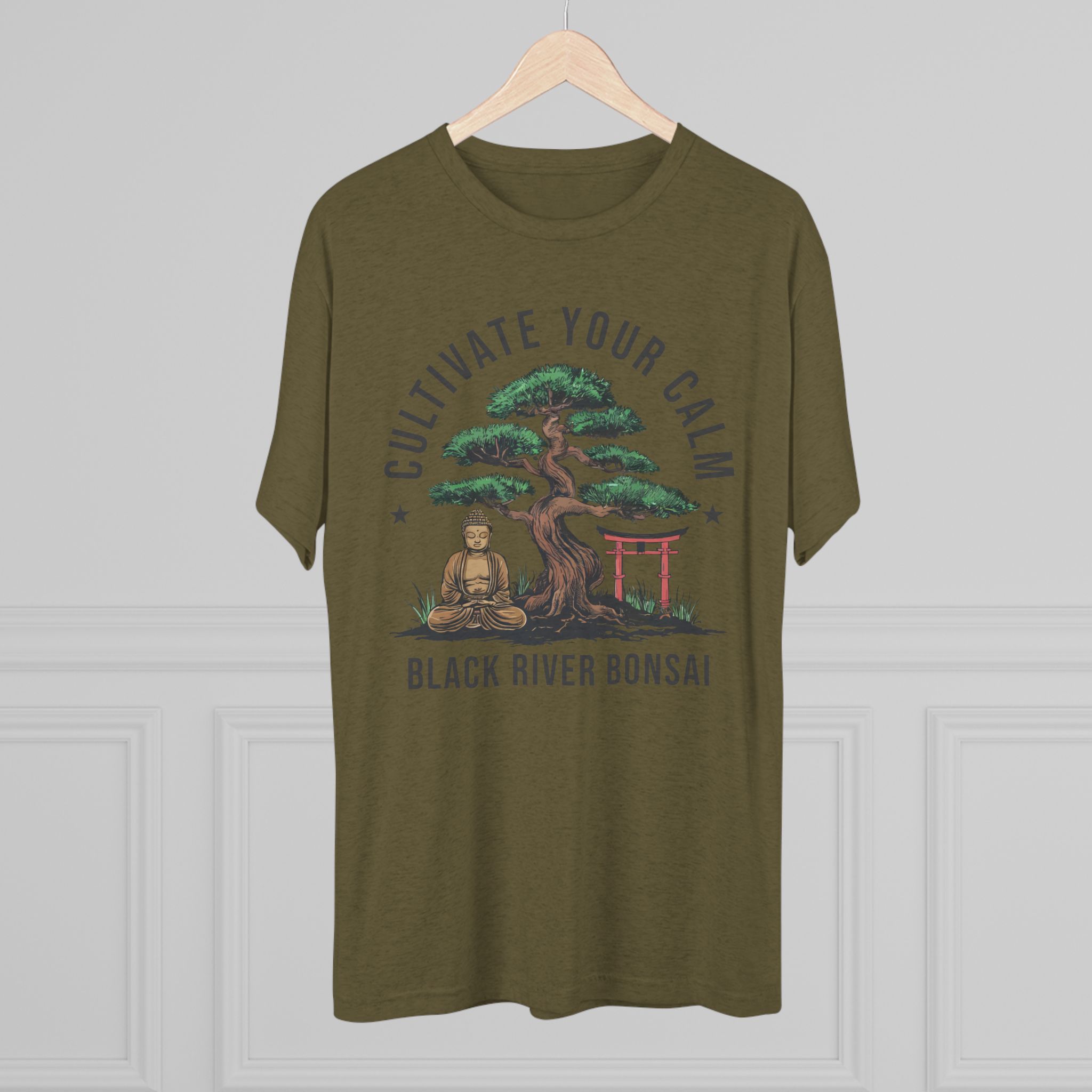 Cultivate Your Calm Unisex Tri-Blend Crew Tee - Image 12
