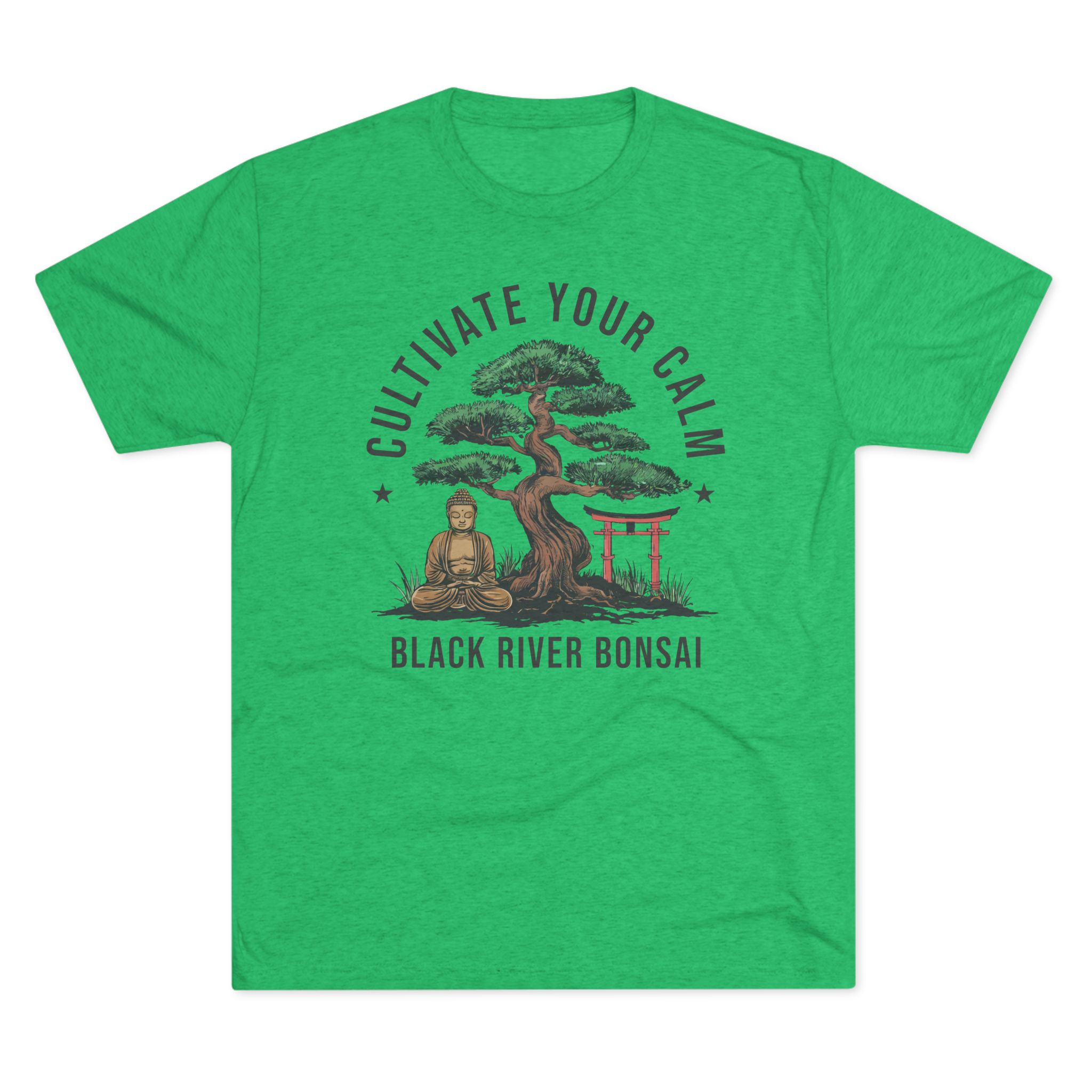 Cultivate Your Calm Unisex Tri-Blend Crew Tee - Image 13