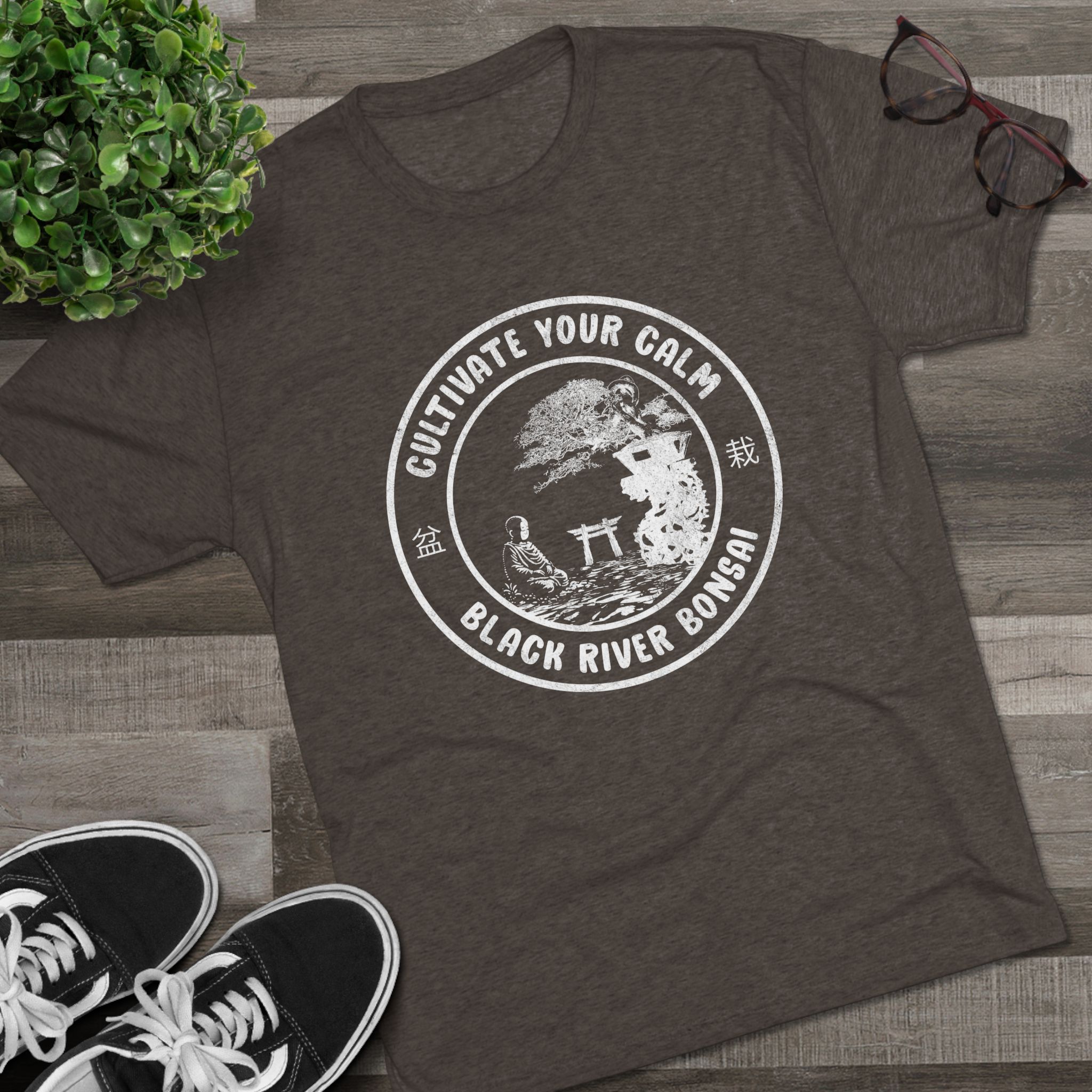 Serenity Men's Tri-Blend Crew Tee - Image 11