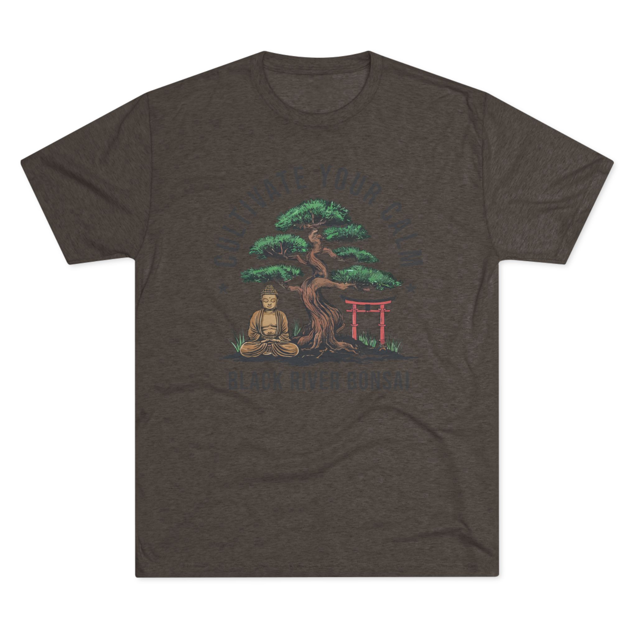 Cultivate Your Calm Unisex Tri-Blend Crew Tee - Image 5