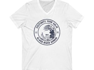 Serenity Unisex Jersey Short Sleeve V-Neck Tee