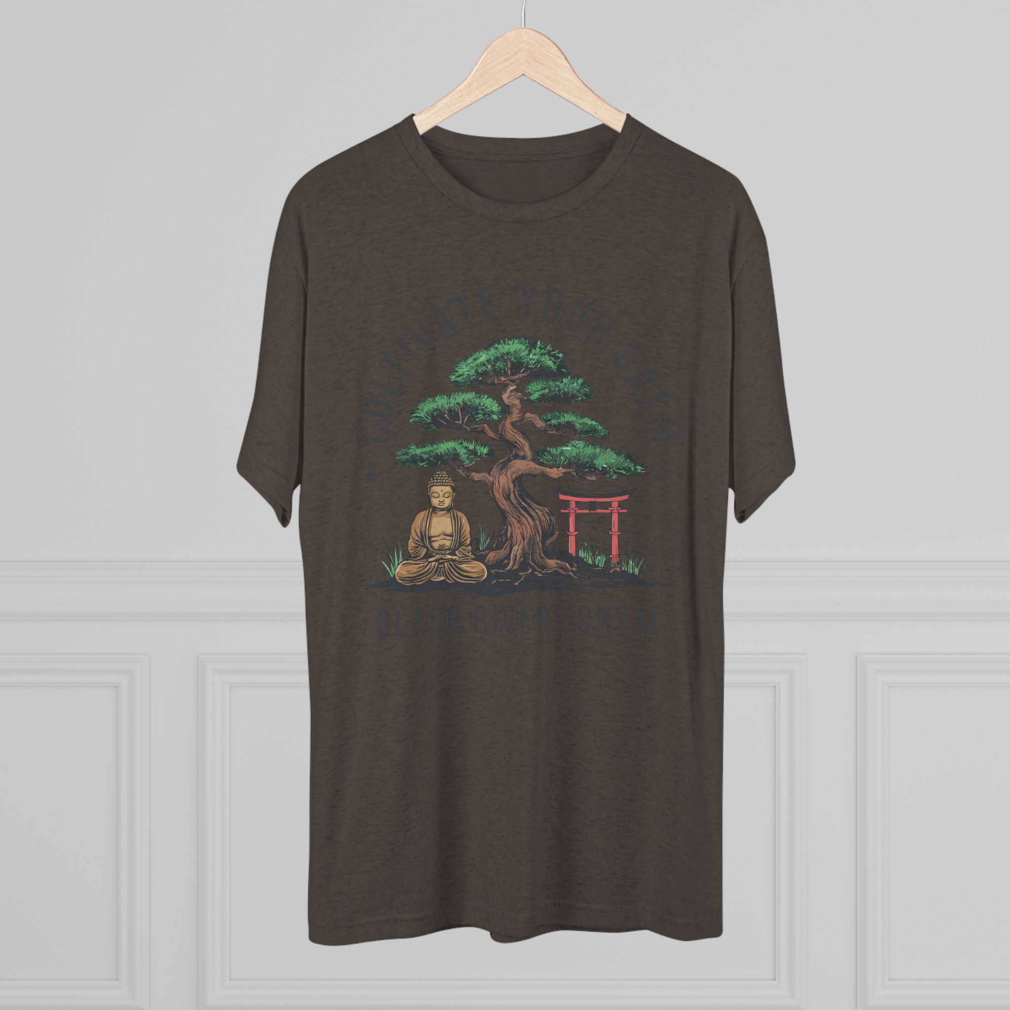 Cultivate Your Calm Unisex Tri-Blend Crew Tee - Image 8