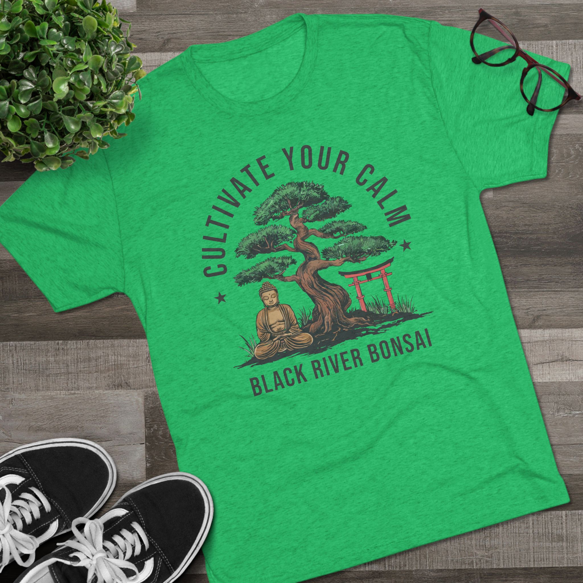 Cultivate Your Calm Unisex Tri-Blend Crew Tee - Image 15
