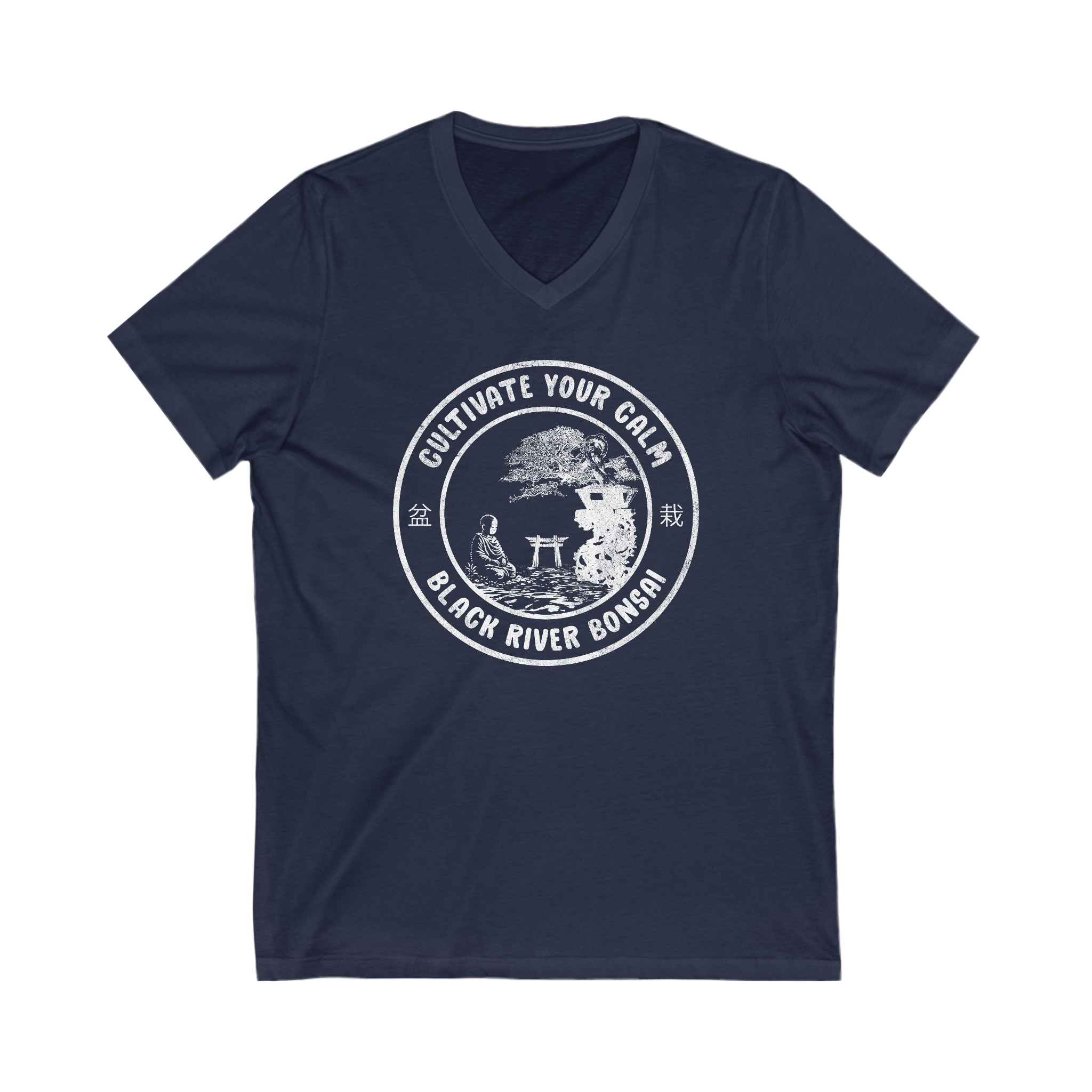 Serenity Unisex Jersey Short Sleeve V-Neck Tee - Image 11