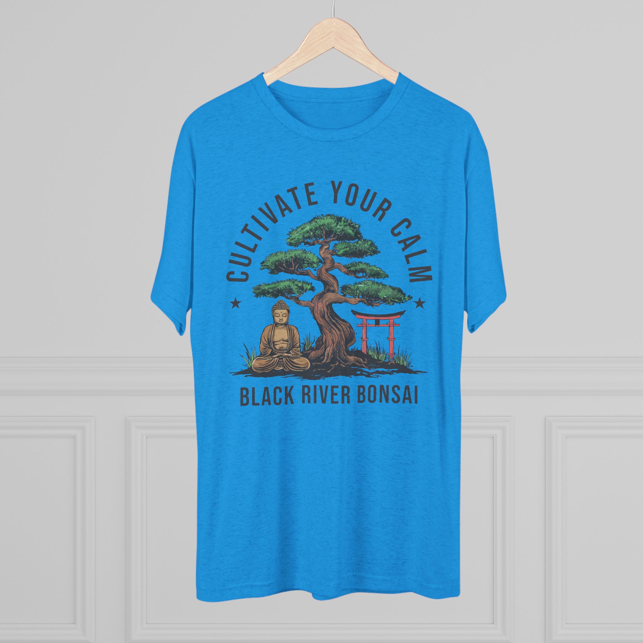 Cultivate Your Calm Unisex Tri-Blend Crew Tee - Image 20