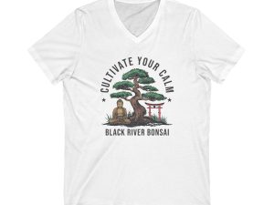 Cultivate Your Calm Unisex Jersey Short Sleeve V-Neck Tee