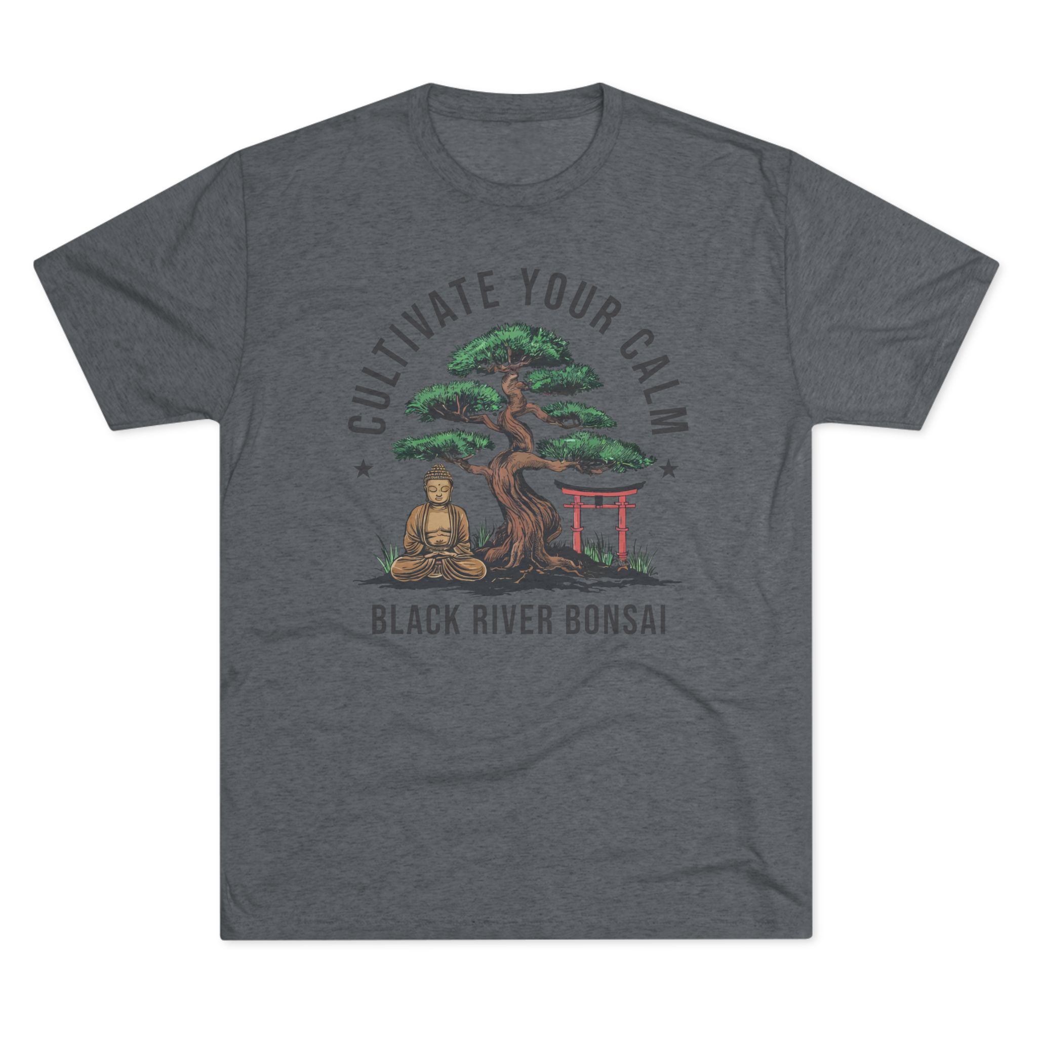 Cultivate Your Calm Unisex Tri-Blend Crew Tee - Image 29