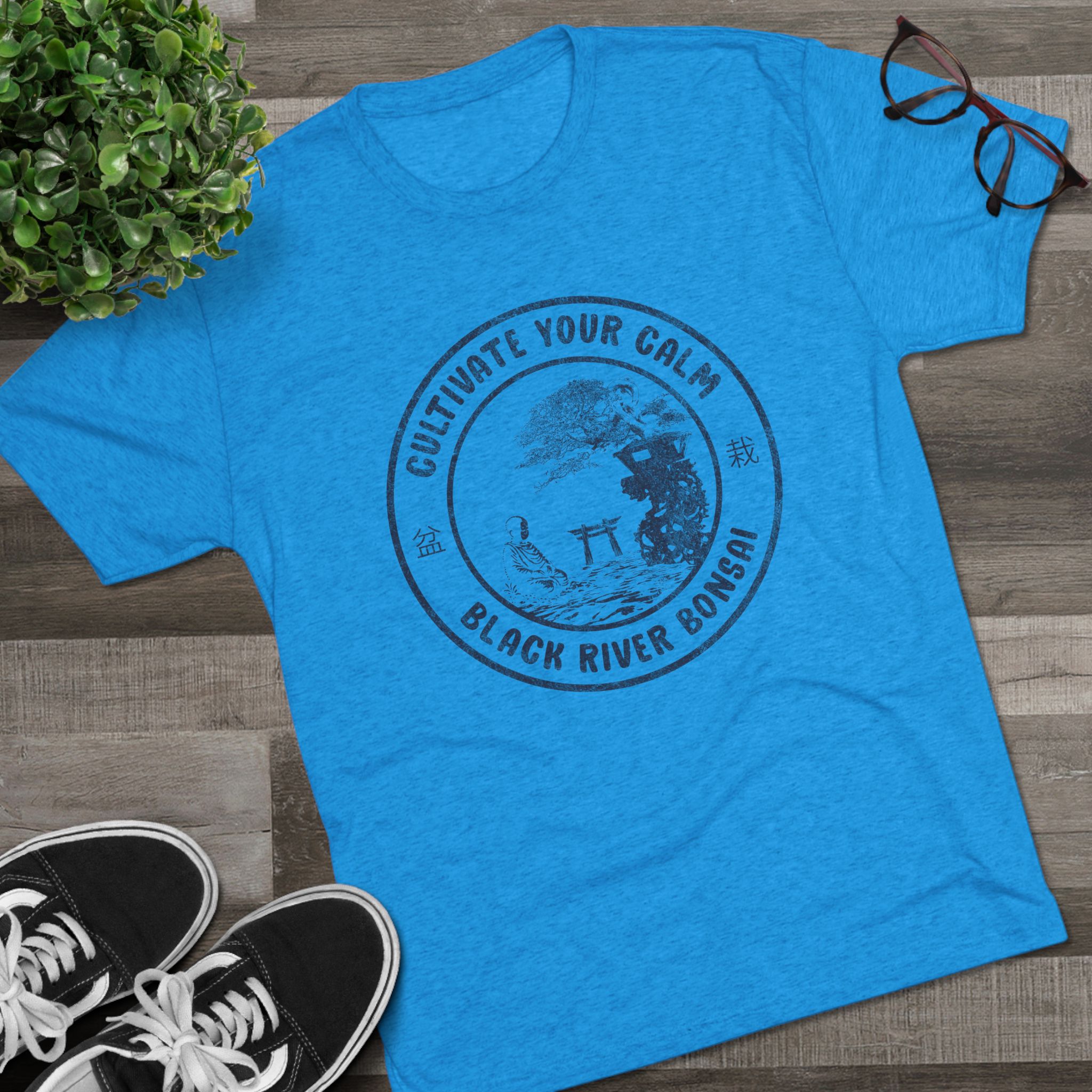 Serenity Men's Tri-Blend Crew Tee - Image 23