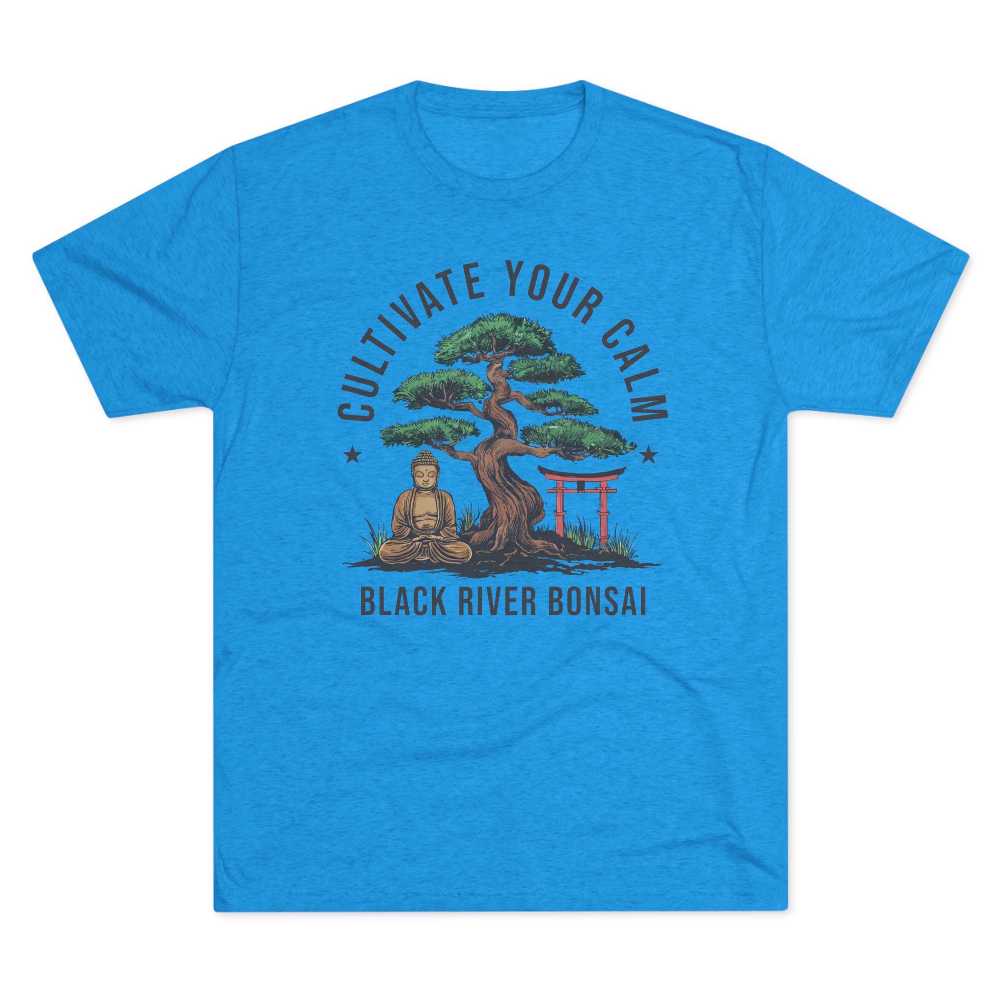 Cultivate Your Calm Unisex Tri-Blend Crew Tee - Image 17