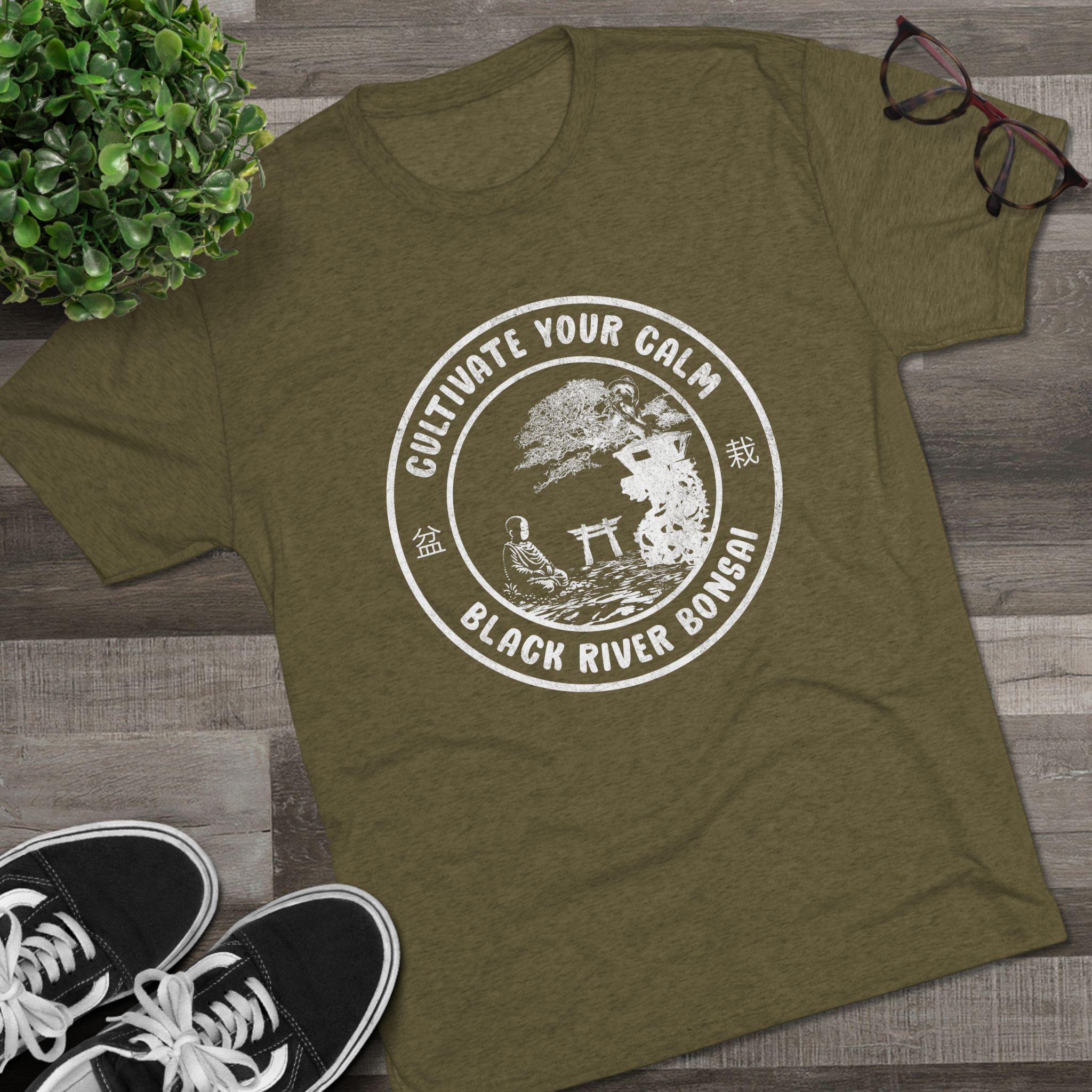 Serenity Men's Tri-Blend Crew Tee - Image 15